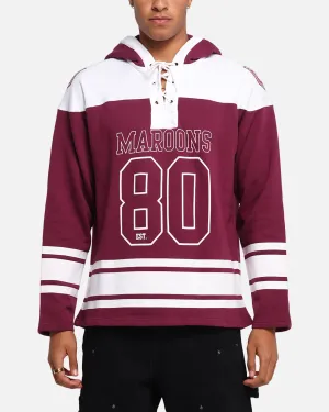 Queensland Rugby League Queensland Maroons Panel Hoodie Maroon