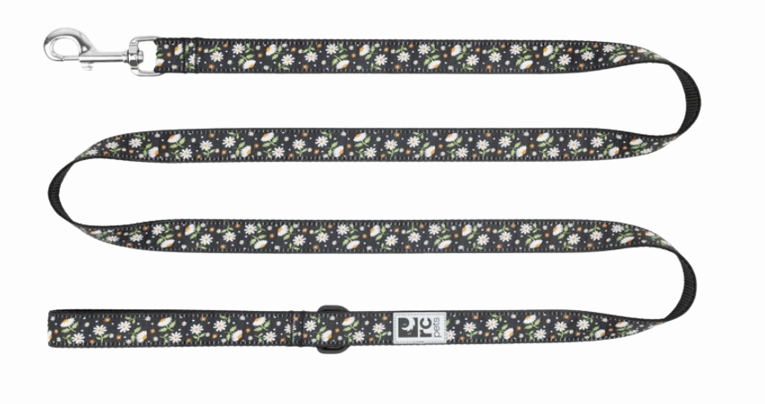 RC Pets Patterned Dog Leash 3/4"x6' - Daisies