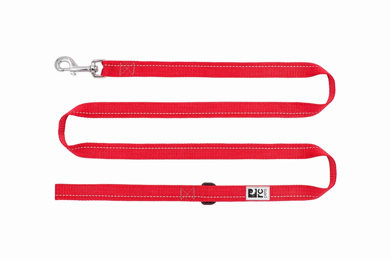 RC Pets Primary Dog Leash 1"x6' - Red