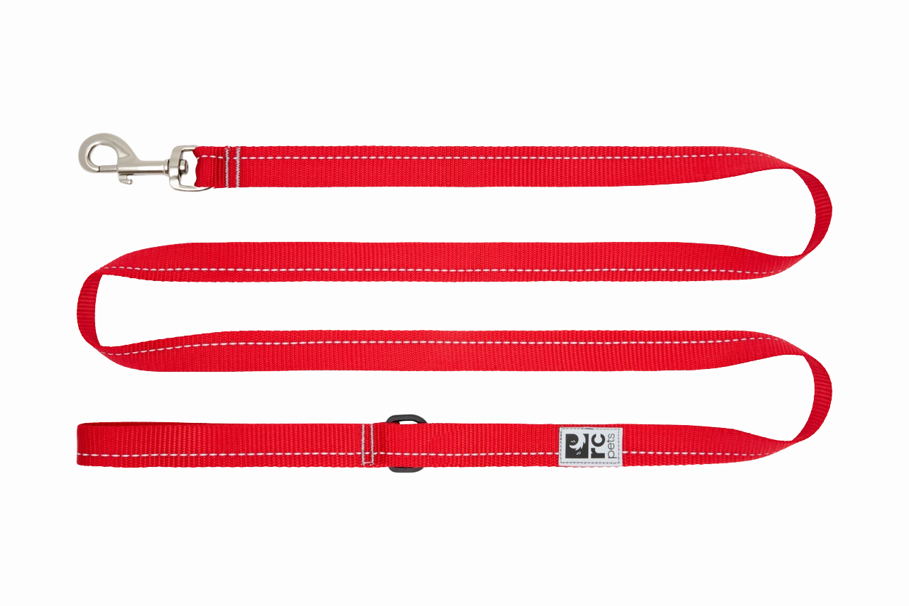 RC Pets Primary Dog Leash 3/4"x6' - Red