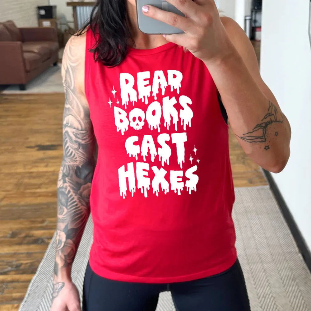Read Books Cast Hexes Muscle Tank
