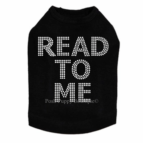 Read To Me (Therapy Dog) Rhinestone Tanks- Many Colors treat storage jar,dog treat container,pet snack jar