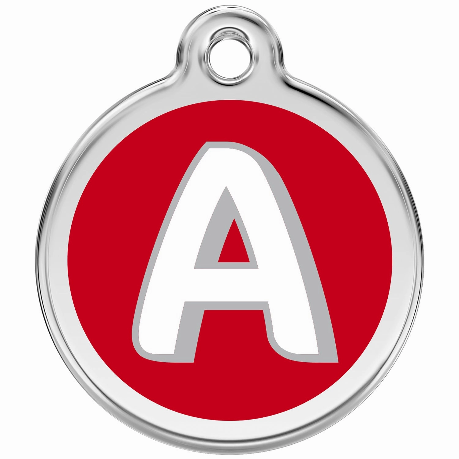 Red Dingo Alphabet Tag Letter A Pet ID poultry vaccine,livestock vaccine,animal vaccination
