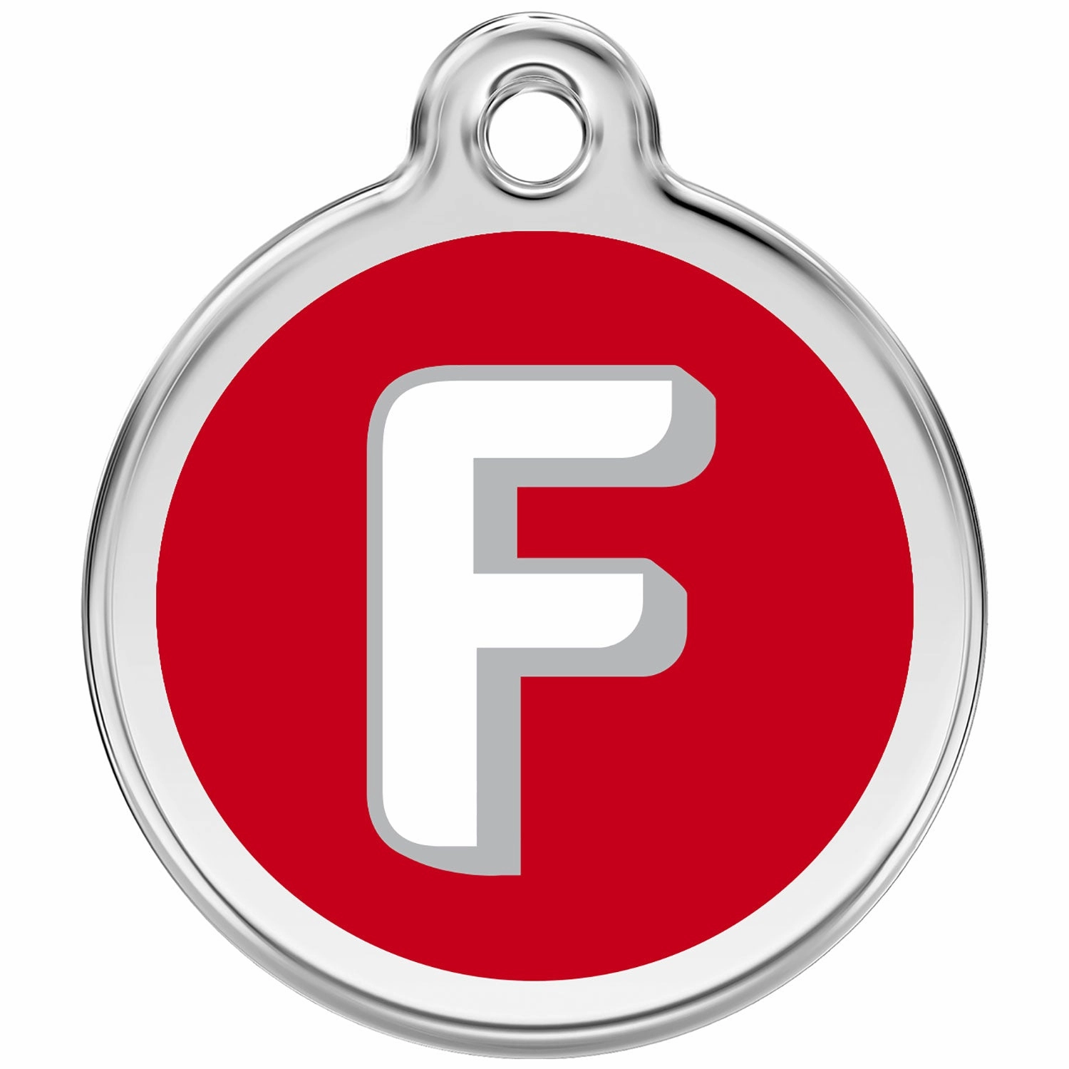 Red Dingo Alphabet Tag Letter F Pet ID poultry vaccine,livestock vaccine,animal vaccination