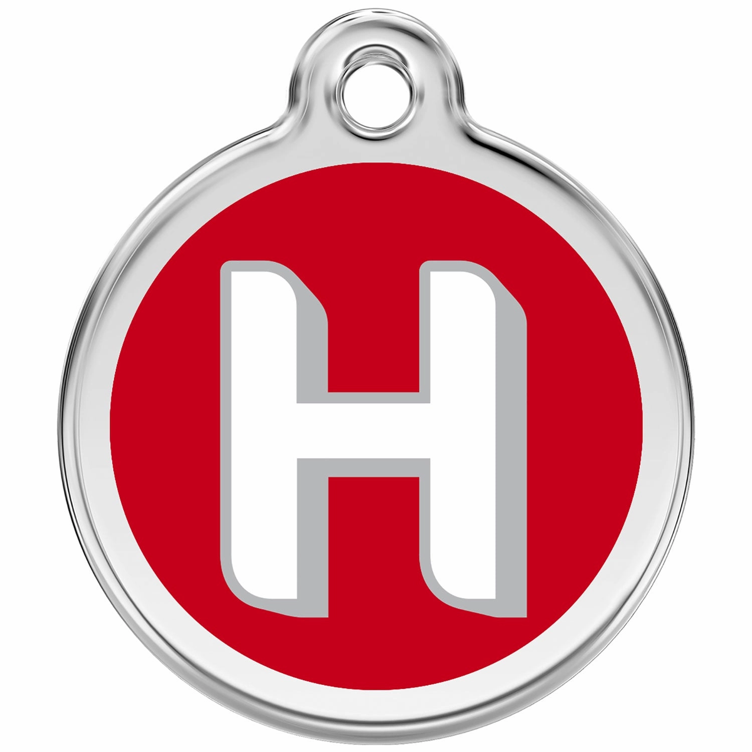 Red Dingo Alphabet Tag Letter H Pet ID poultry vaccine,livestock vaccine,animal vaccination