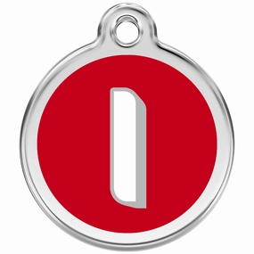 Red Dingo Alphabet Tag Letter I Pet ID dog skin care,coat conditioner,anti itch dog spray