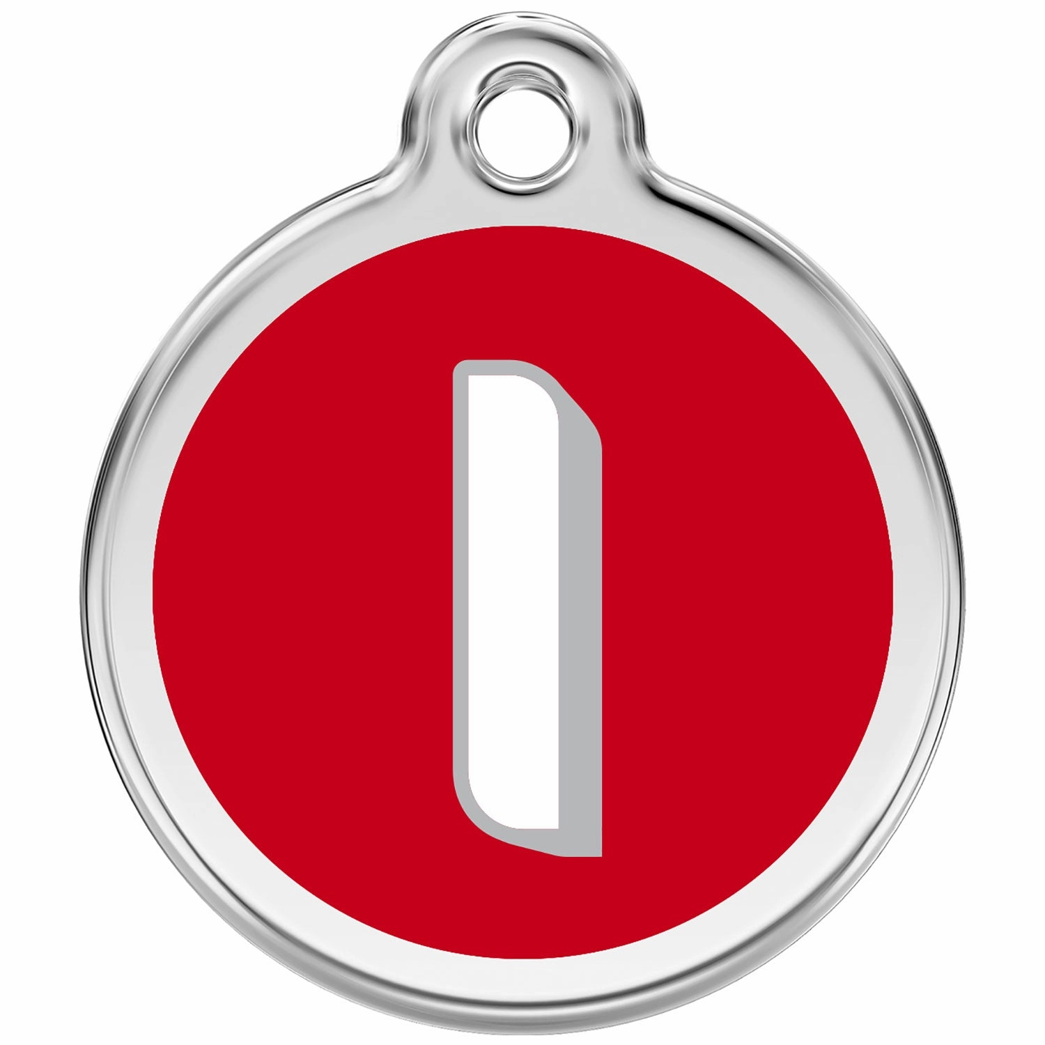 Red Dingo Alphabet Tag Letter I Pet ID poultry vaccine,livestock vaccine,animal vaccination