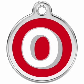 Red Dingo Alphabet Tag Letter O Pet ID poultry vaccine,livestock vaccine,animal vaccination