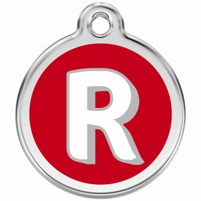 Red Dingo Alphabet Tag Letter R Pet ID poultry vaccine,livestock vaccine,animal vaccination