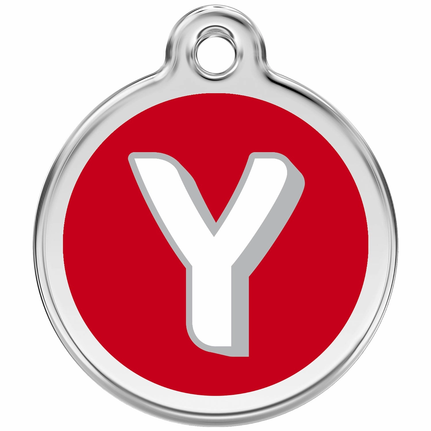 Red Dingo Alphabet Tag Letter Y Pet ID dog skin care,coat conditioner,anti itch dog spray