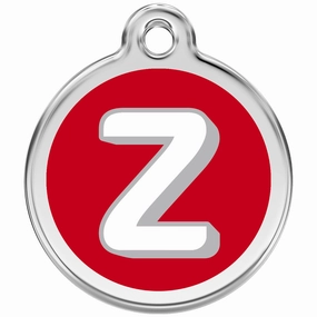 Red Dingo Alphabet Tag Letter Z Pet ID dog skin care,coat conditioner,anti itch dog spray