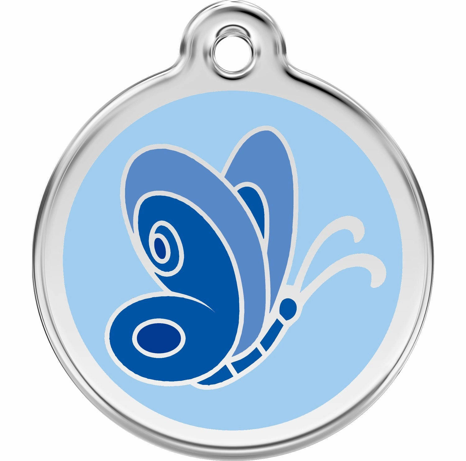 Red Dingo Blue Butterfly Pet ID Dog Tags dog skin care,coat conditioner,anti itch dog spray