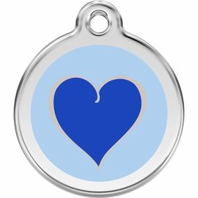 Red Dingo Blue Heart Pet ID Dog Tag dog skin care,coat conditioner,anti itch dog spray