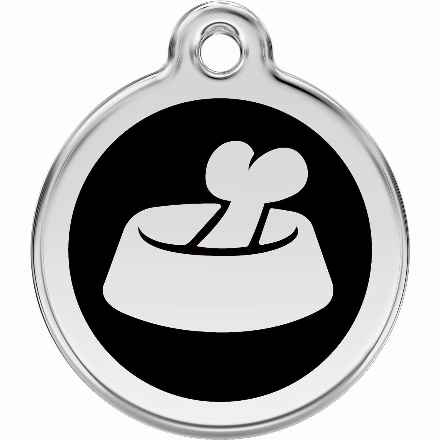 Red Dingo Bone in Bowl Pet ID Dog Tags dog skin care,coat conditioner,anti itch dog spray