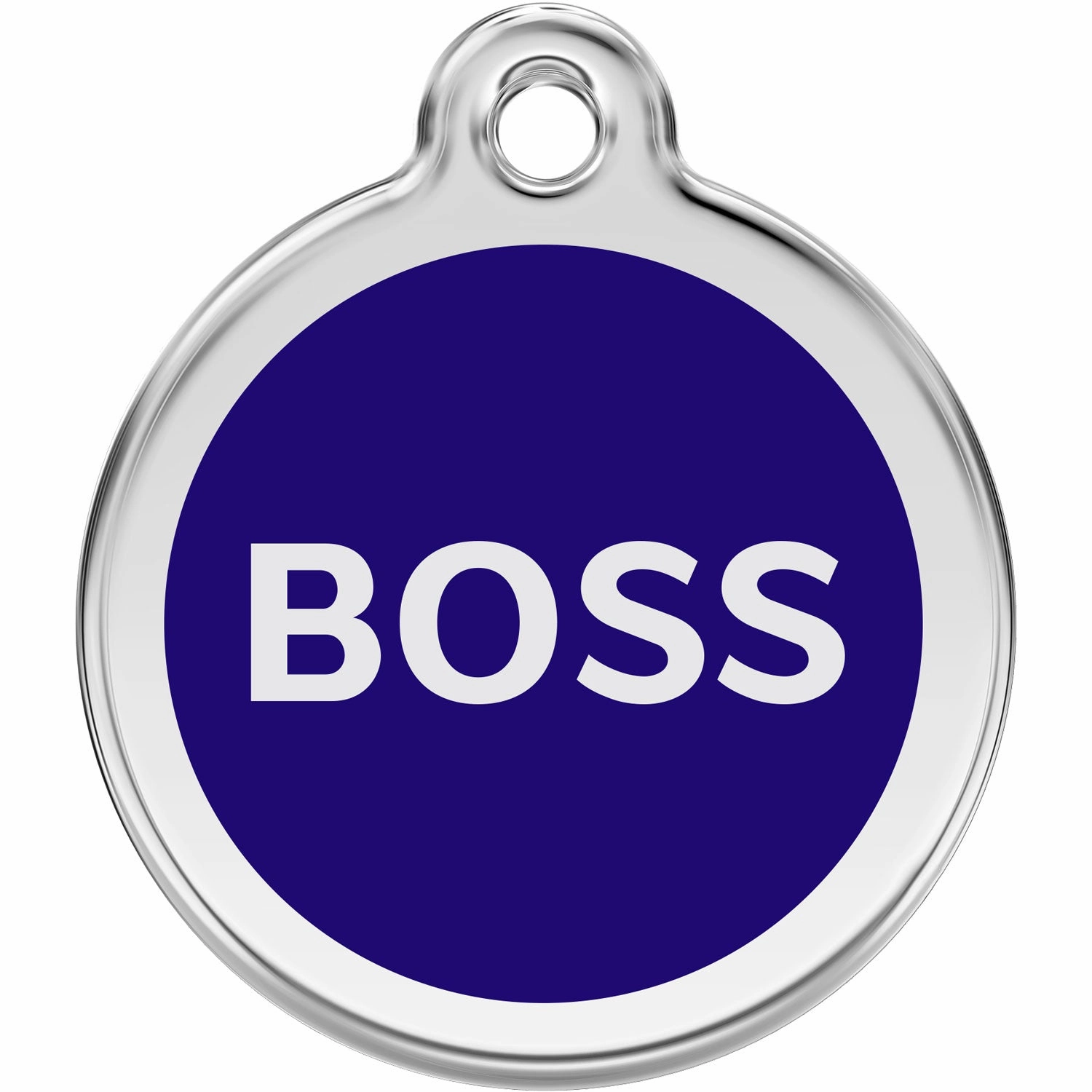 Red Dingo Boss Pet ID Dog Tags
