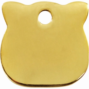 Red Dingo Brass Cat Head Pet ID Cat Tags dog skin care,coat conditioner,anti itch dog spray