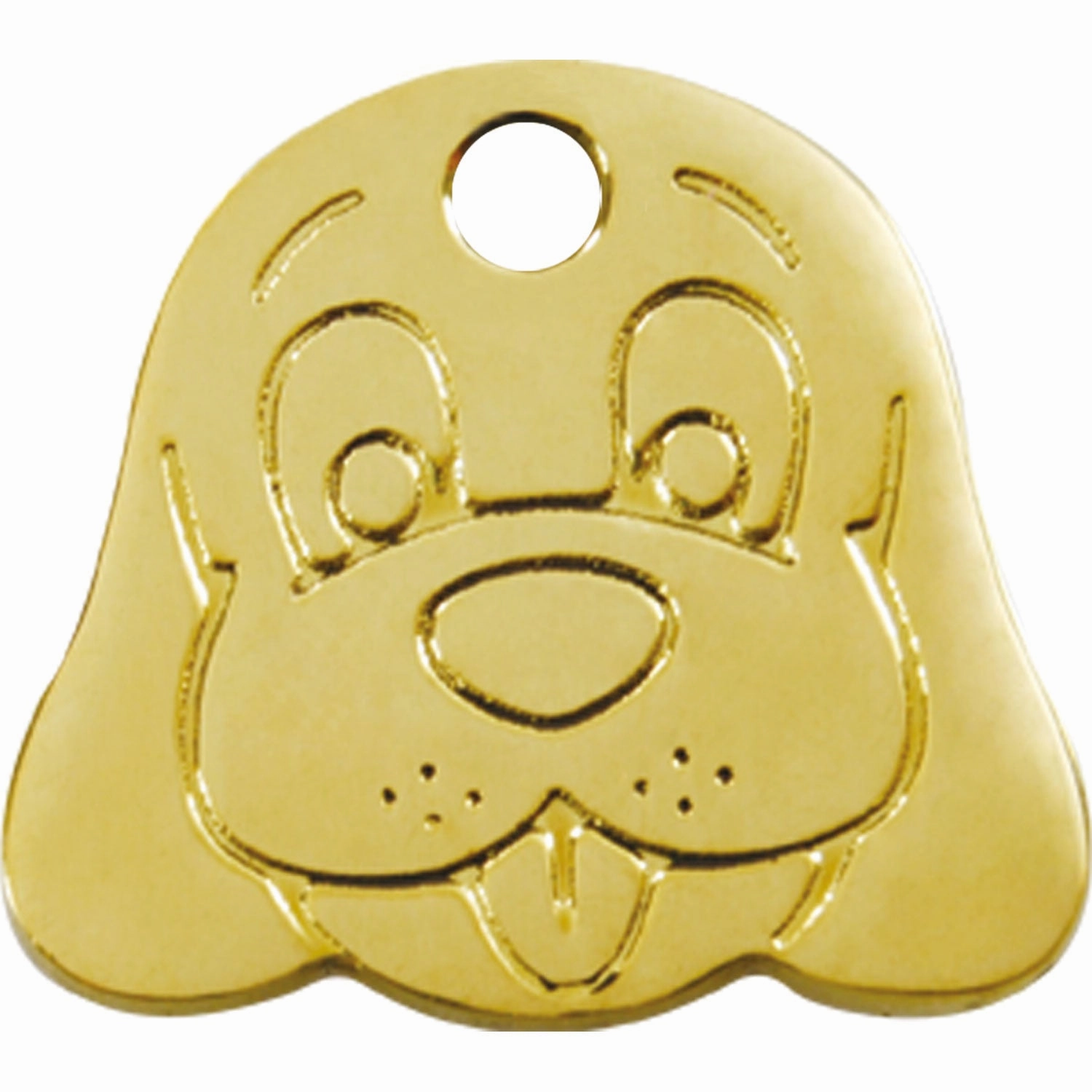 Red Dingo Brass Dog Face Pet ID Dog Tags dog skin care,coat conditioner,anti itch dog spray