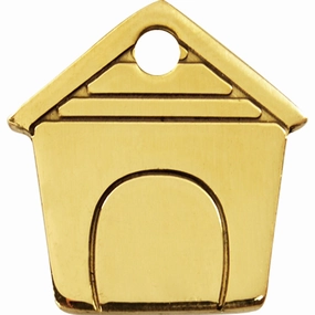 Red Dingo Brass Dog House Pet ID Dog Tags dog skin care,coat conditioner,anti itch dog spray