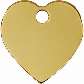 Red Dingo Brass Heart Pet ID Dog Tags dog skin care,coat conditioner,anti itch dog spray