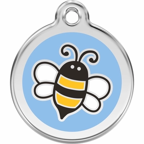 Red Dingo Bumble Bee Light Blue Pet ID Dog Tags poultry vaccine,livestock vaccine,animal vaccination
