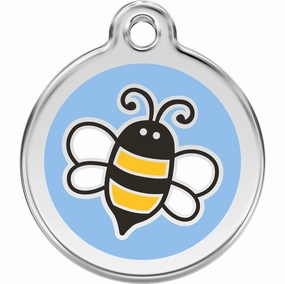 Red Dingo Bumble Bee Light Blue Pet ID Dog Tags dog skin care,coat conditioner,anti itch dog spray