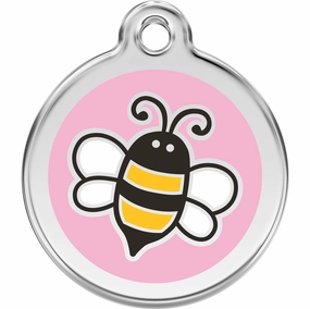Red Dingo Bumble Bee Pink Pet ID Dog Tags poultry vaccine,livestock vaccine,animal vaccination