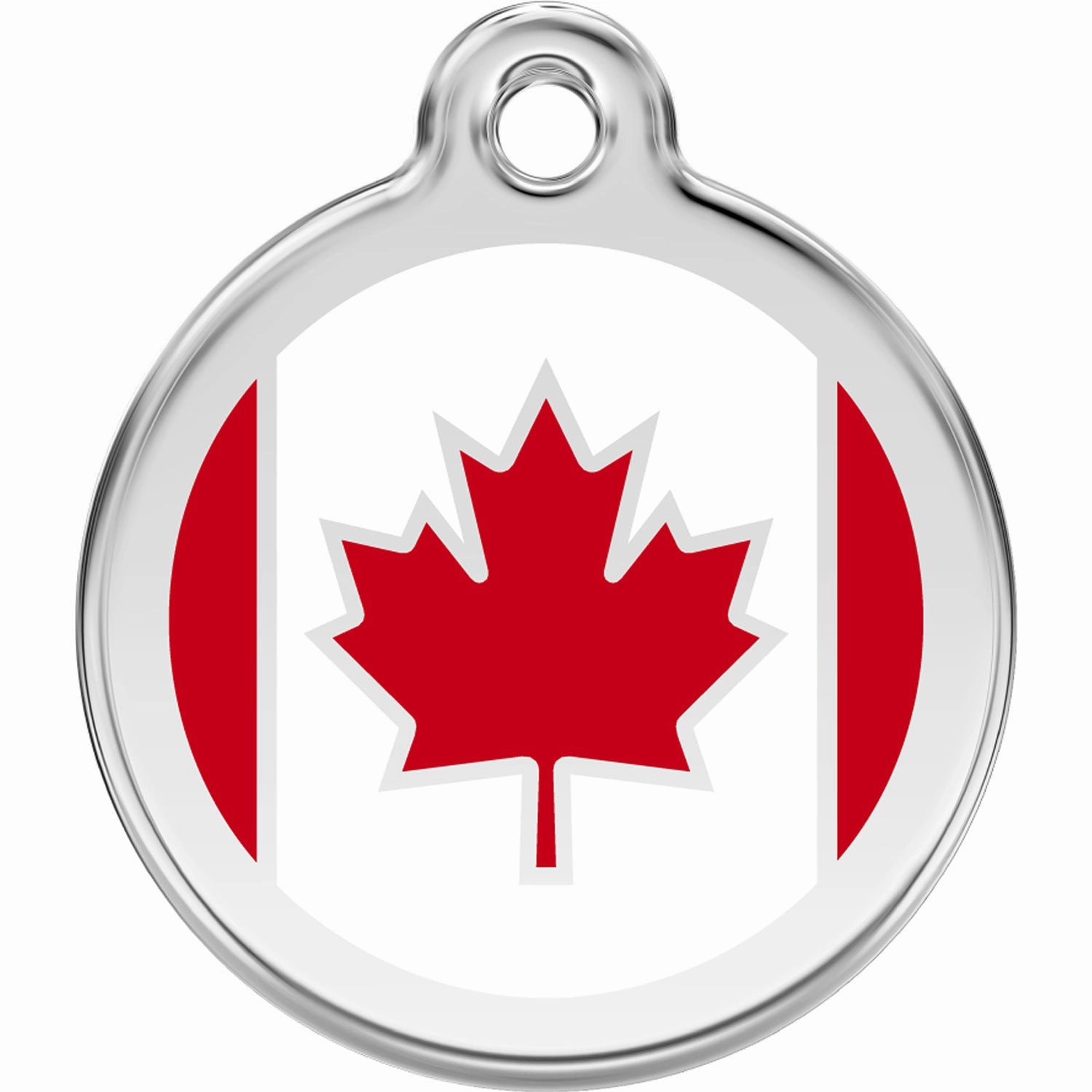 Red Dingo Canadian Flag Pet ID Dog Tags dog skin care,coat conditioner,anti itch dog spray