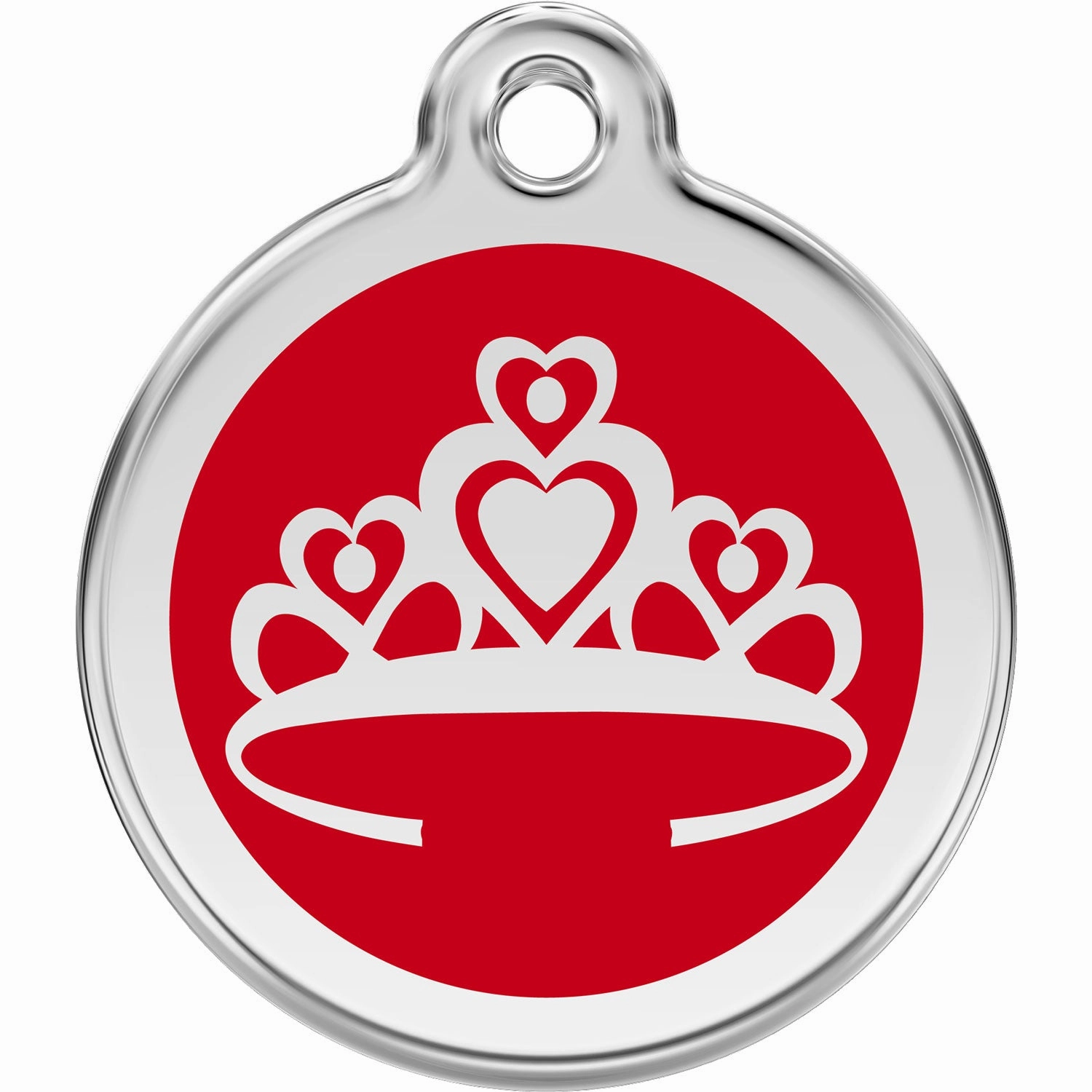 Red Dingo Crown Pet ID Dog Tags
