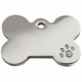 Red Dingo Diamante Bone Pet ID Dog Tags dog skin care,coat conditioner,anti itch dog spray