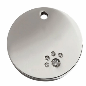 Red Dingo Diamante Circle Pet ID Dog Tags dog skin care,coat conditioner,anti itch dog spray