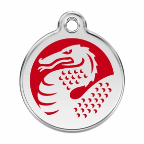 Red Dingo Dragon Pet ID Dog Tags poultry vaccine,livestock vaccine,animal vaccination