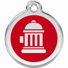 Red Dingo Fire Hydrant Pet ID Dog Tags poultry vaccine,livestock vaccine,animal vaccination