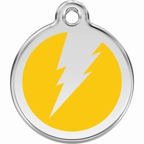 Red Dingo Flash Pet ID Dog Tags designer pet clothes,designer dog collar,luxury pet gear