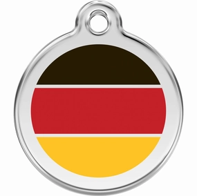 Red Dingo German Flag Pet ID Dog Tags dog skin care,coat conditioner,anti itch dog spray