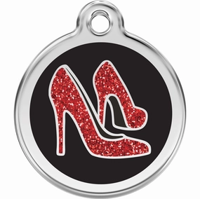 Red Dingo Glitter Heels Pet ID Dog Tags poultry vaccine,livestock vaccine,animal vaccination