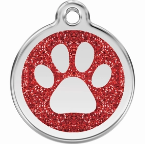 Red Dingo Glitter Paw Print poultry vaccine,livestock vaccine,animal vaccination
