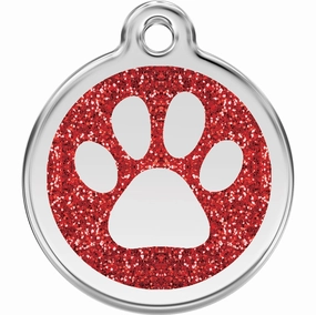 Red Dingo Glitter Paw Print dog skin care,coat conditioner,anti itch dog spray