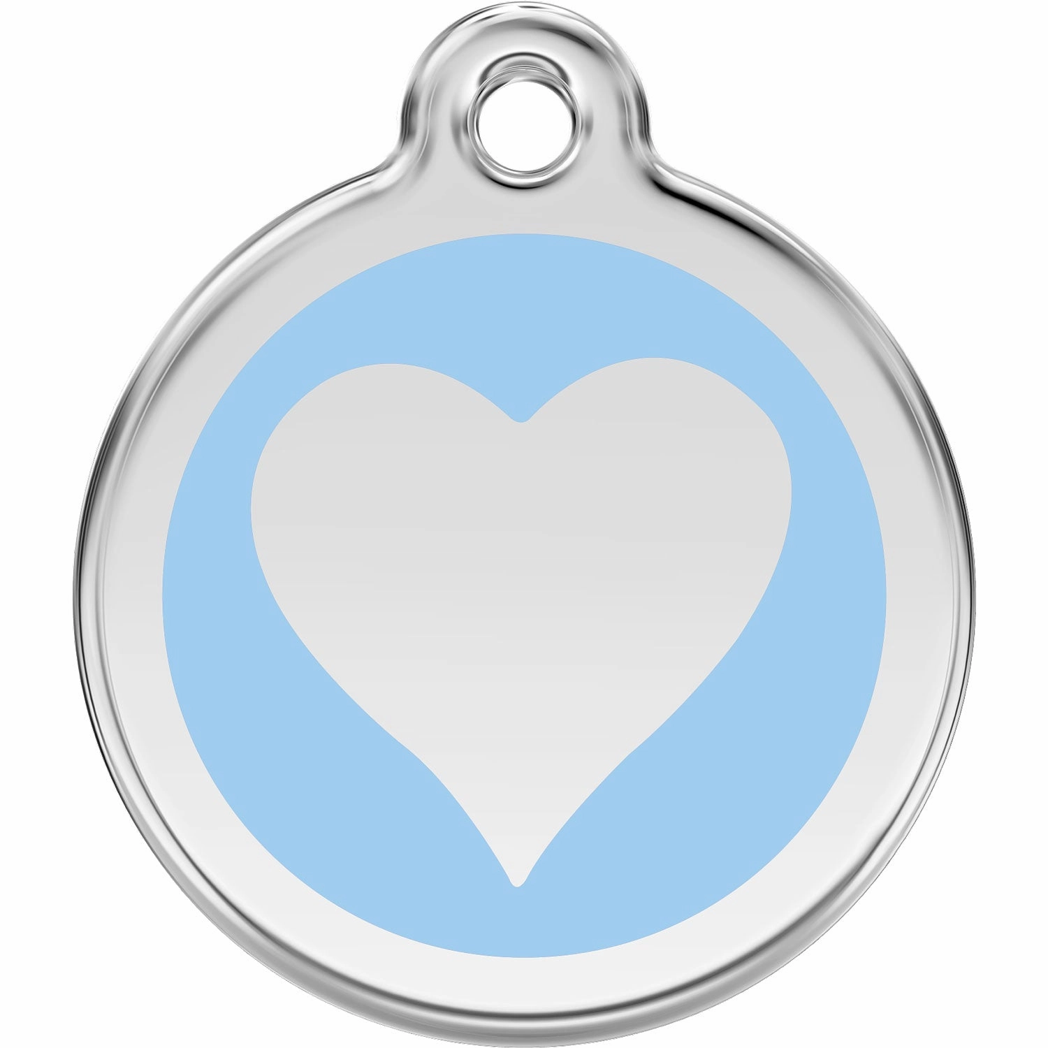 Red Dingo Heart Pet ID Dog Tags