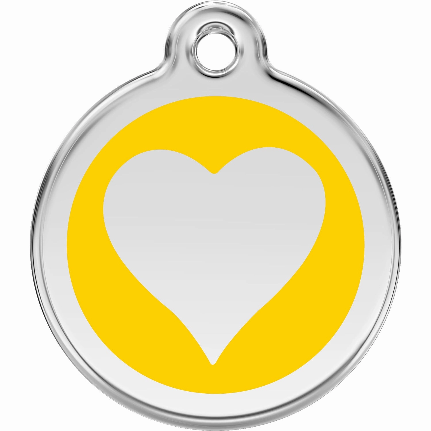 Red Dingo Heart Pet ID Dog Tags