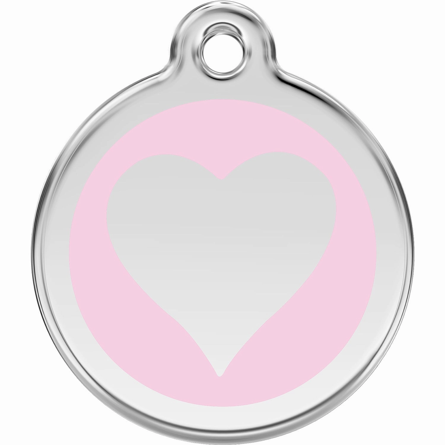 Red Dingo Heart Pet ID Dog Tags