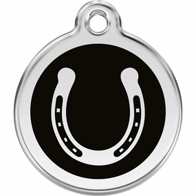 Red Dingo Horse Shoe Pet ID Dog Tags dog skin care,coat conditioner,anti itch dog spray