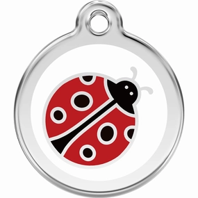 Red Dingo Ladybug Pet ID Dog Tags dog skin care,coat conditioner,anti itch dog spray