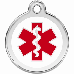 Red Dingo Medical ID Dog Tag dog skin care,coat conditioner,anti itch dog spray