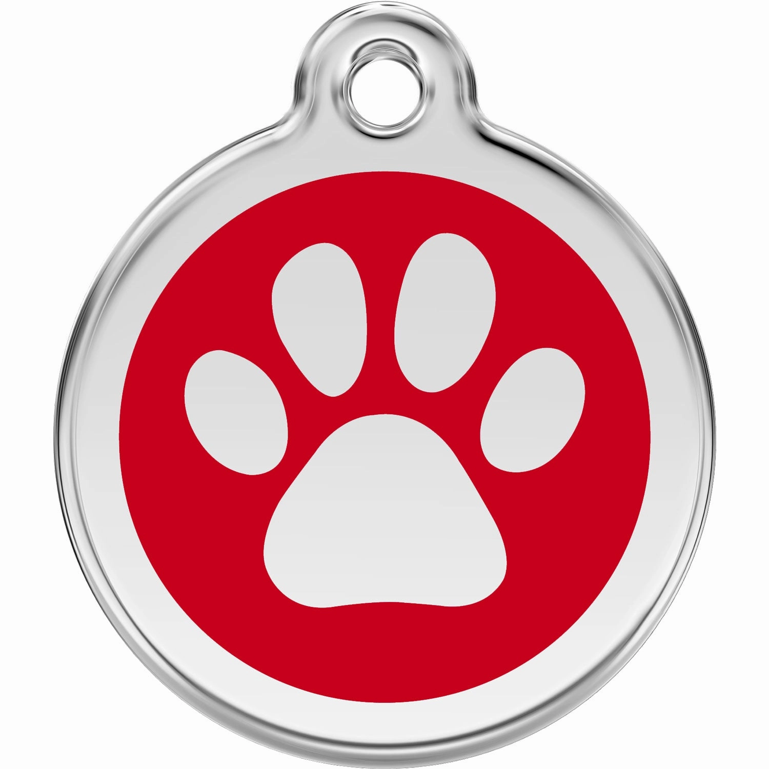 Red Dingo Paw Print Pet ID Dog Tags dog skin care,coat conditioner,anti itch dog spray