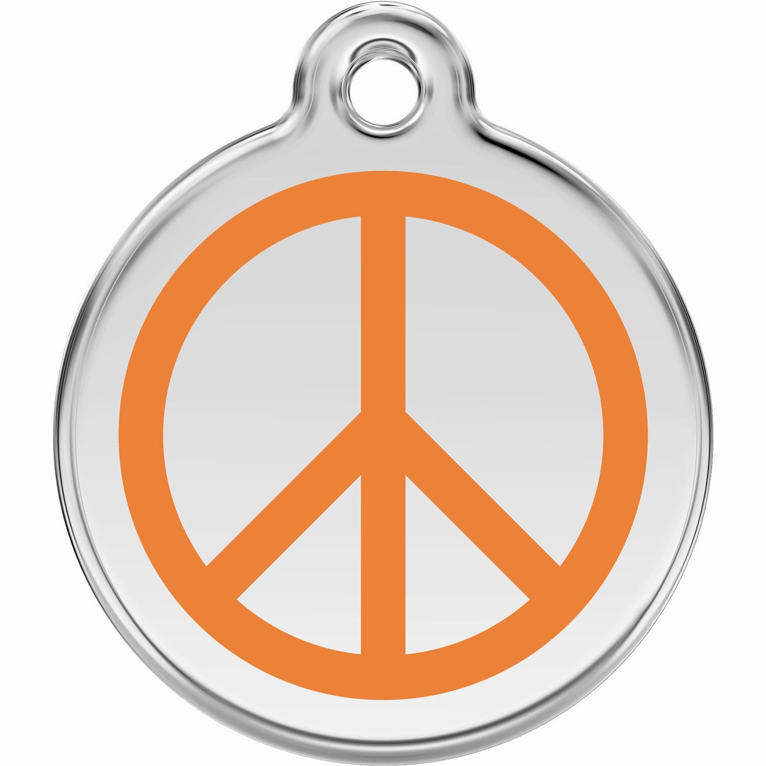 Red Dingo Peace Pet ID Dog Tags