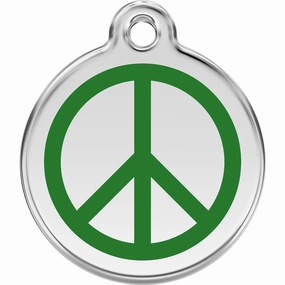 Red Dingo Peace Pet ID Dog Tags dog skin care,coat conditioner,anti itch dog spray