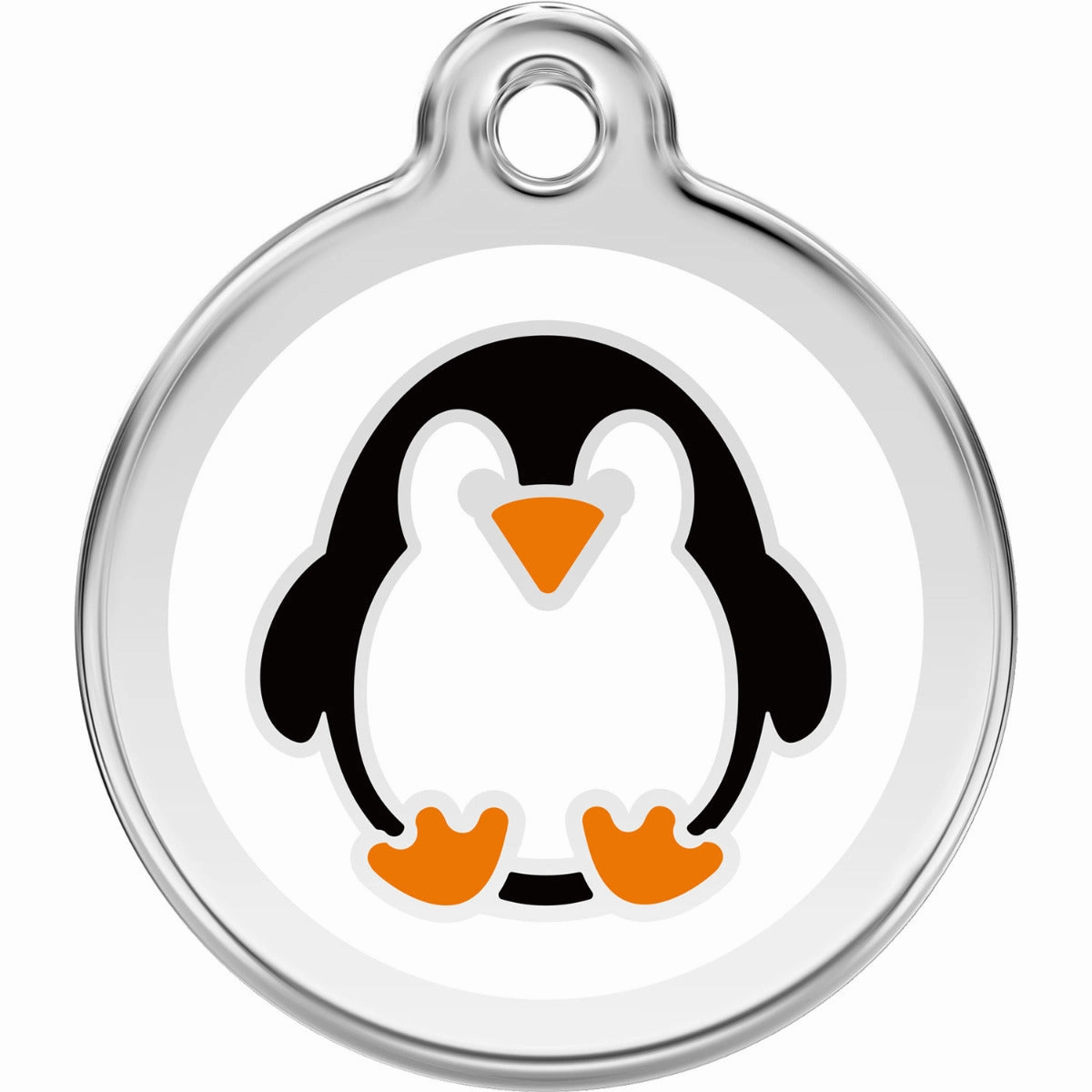 Red Dingo Penguin Pet ID Dog Tag designer pet clothes,designer dog collar,luxury pet gear
