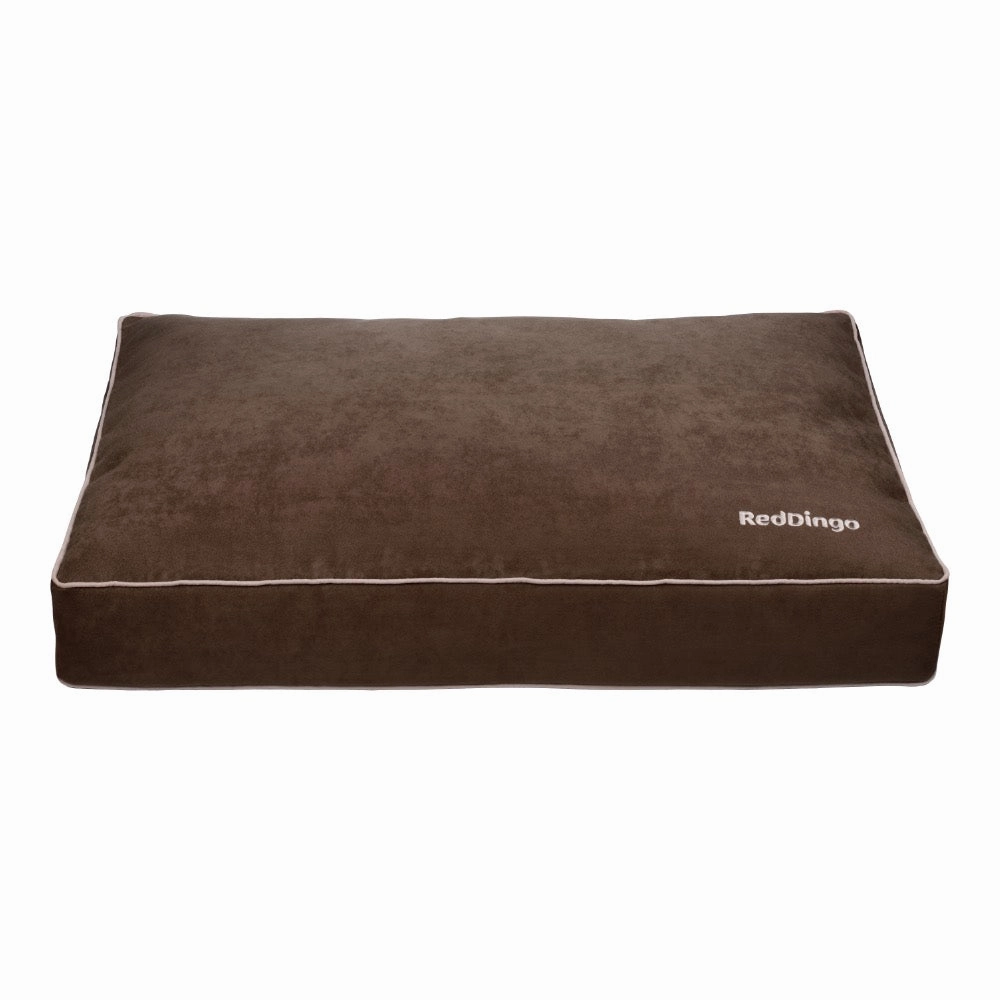 Red Dingo Premium Mattress Dog Bed (Chocolate) orthopedic dog bed,large dog bed,washable dog bed