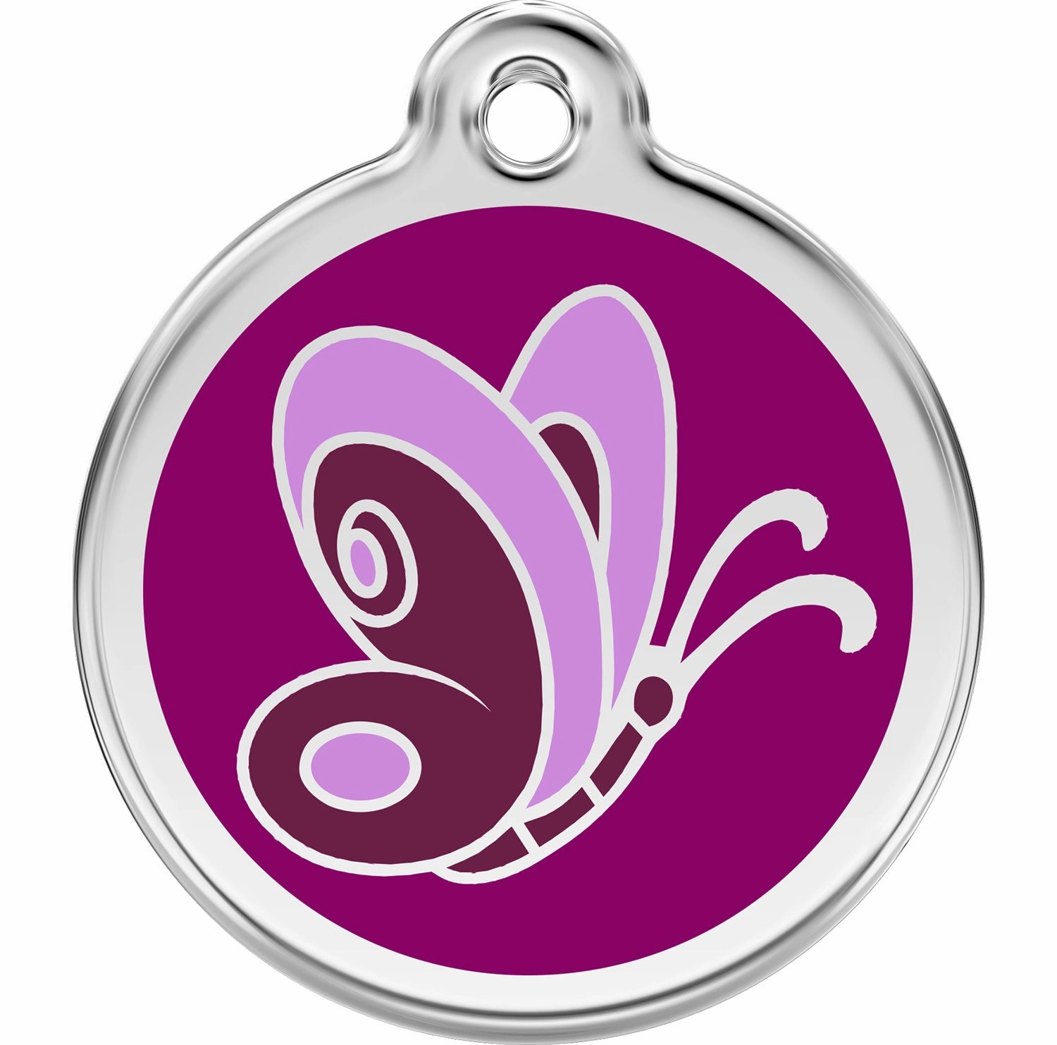 Red Dingo Purple Butterfly Pet ID Dog Tags dog skin care,coat conditioner,anti itch dog spray