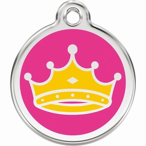Red Dingo Queen Crown Pet ID Dog Tags poultry vaccine,livestock vaccine,animal vaccination